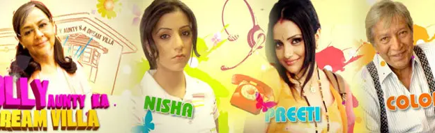 Dolly Aunty Ka Dream Villa — original promotional cast banner